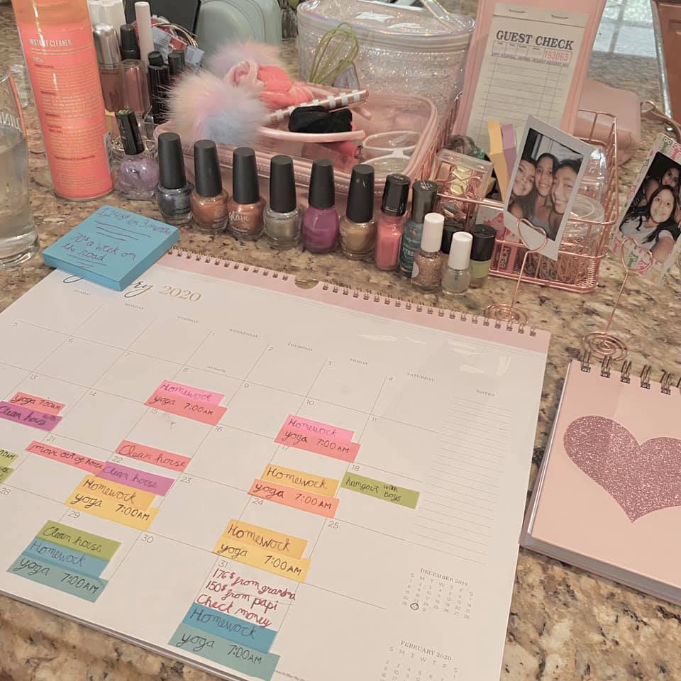 Homeschooling Calendar Made By A Kid